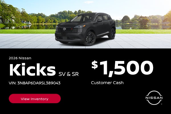 2026 Nissan Kicks SV & SR