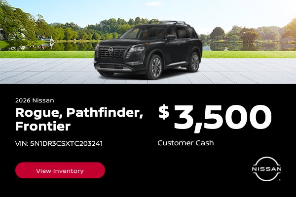 2026 Nissan Rogue, Pathfinder, Frontier